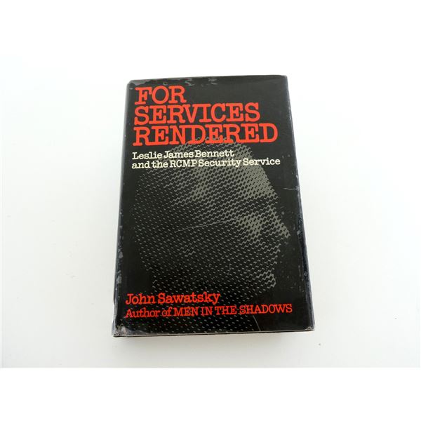 "FOR SERVICES RENDERED" BOOK