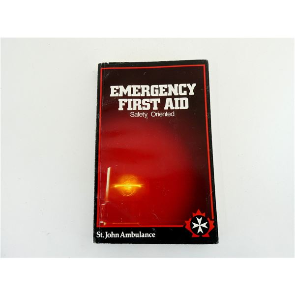 "EMERGENCY FIRST AID SAFETY ORIENTED" BOOK