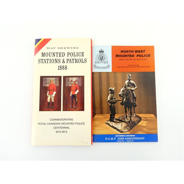 ASSORTED RCMP MAP SHEWING & EARLY HISTORY BOOK LOT