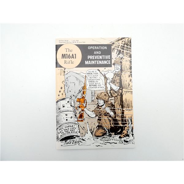 "THE M16A1 RIFLE OPERATION AND PREVENTATIVE MAINTENANCE" BOOK