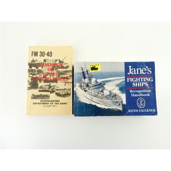 ASSORTED FIGHTING SHIPS & SOVIET GROUND FORCES BOOK LOT