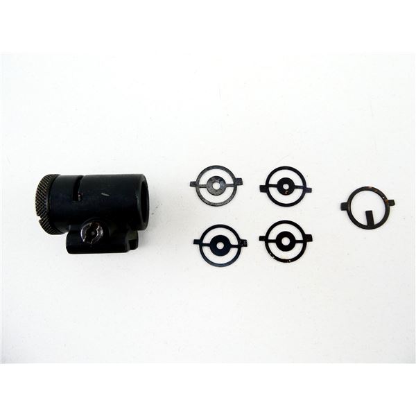 UNKNOWN FRONT GLOBE SIGHT WITH INSERTS LOT