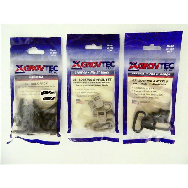 GROVTEC GT SLING SWIVELS AND SCREWS LOT