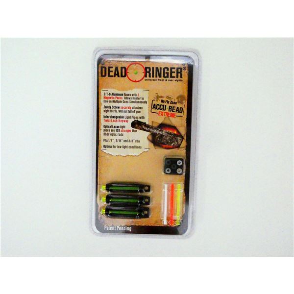 DEAD RINGER FIBER OPTIC ACCU BEAD EXTREME MAGNETIC FRONT SIGHTS