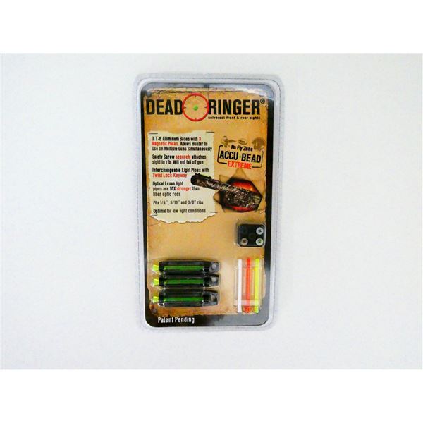 DEAD RINGER FIBER OPTIC ACCU BEAD EXTREME MAGNETIC FRONT SIGHTS