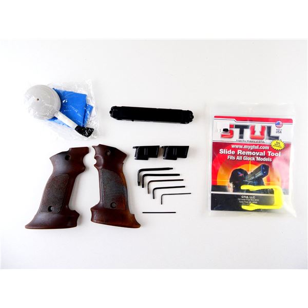 ASSORTED PISTOL PARTS / ACCESSORIES / ETC. LOT