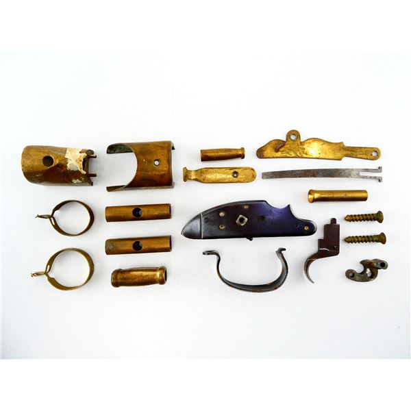 ASSORTED UNKNOWN MUZZLE LOADER PARTS LOT