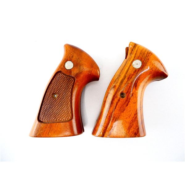 SMITH & WESSON "N" FRAME WOOD GRIP LOT