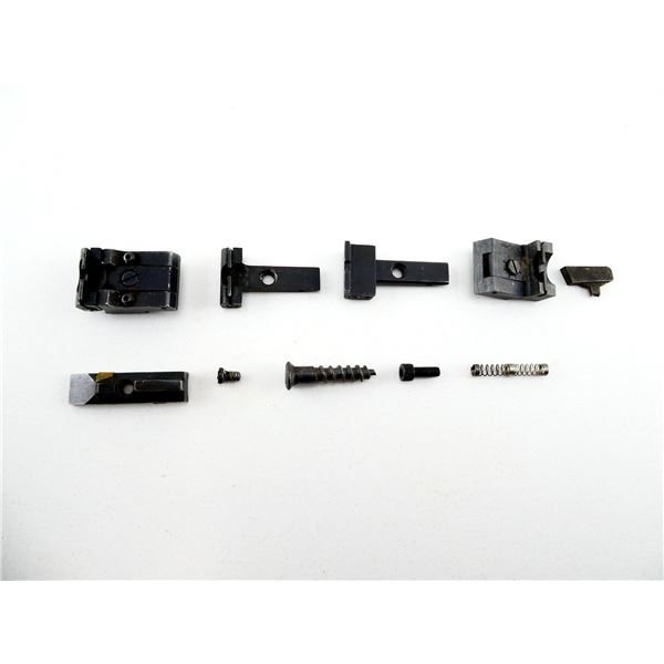 ASSORTED REVOLVER / PISTOL ADJUSTABLE REAR SIGHT LOT