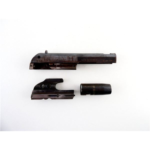 UNKNOWN BELGIAN 7.65MM / .32 ACP SLIDE AND PARTS LOT