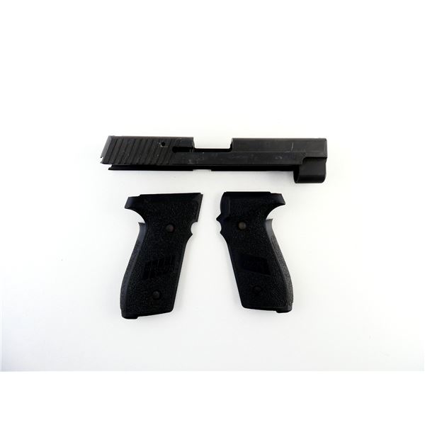 SIG SAUER P226 9MM LUGER SLIDE AND SIG SAUER P229 GRIPS LOT