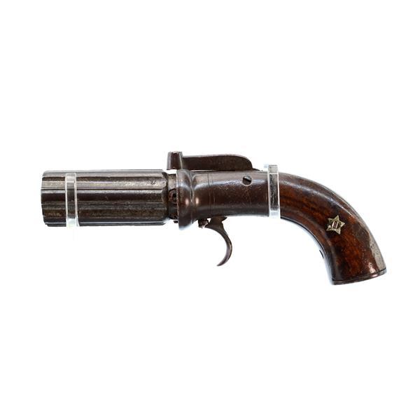 UNKNOWN BRITISH | Model: Bar Hammer Pepper Box | Caliber: .32 CAL