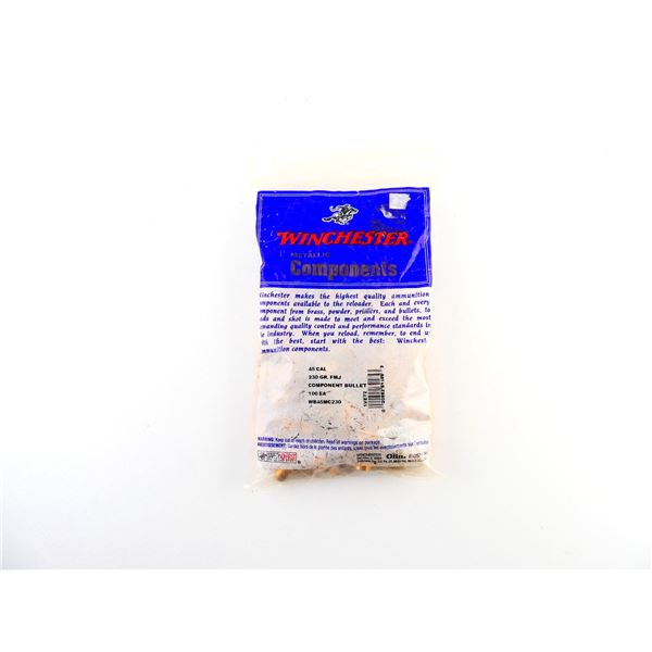 WINCHESTER .45 CALIBER BULLETS LOT