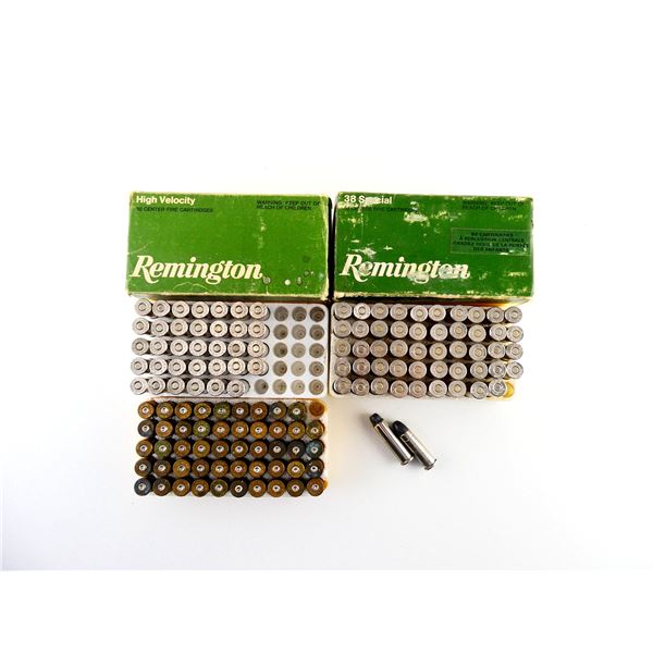 ASSORTED REMINGTON .38 SPL AND .357 MAG AMMO LOT