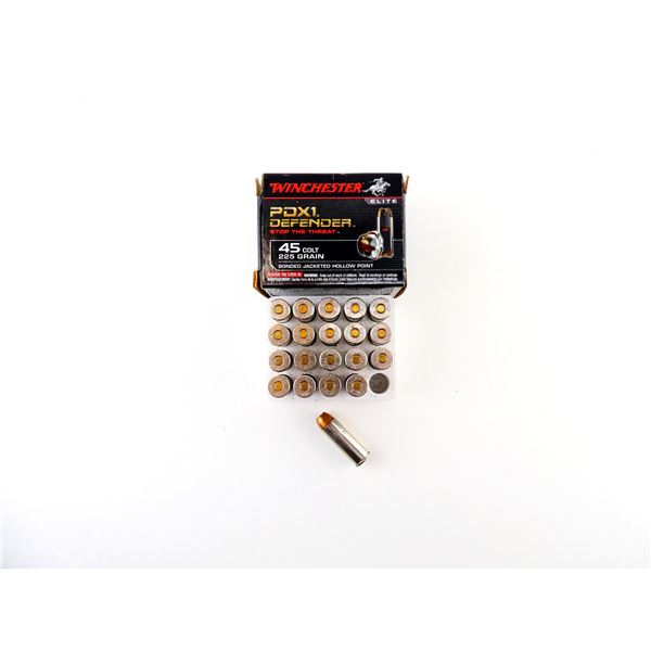 WINCHESTER PDX1 DEFENDER .45 COLT AMMO LOT