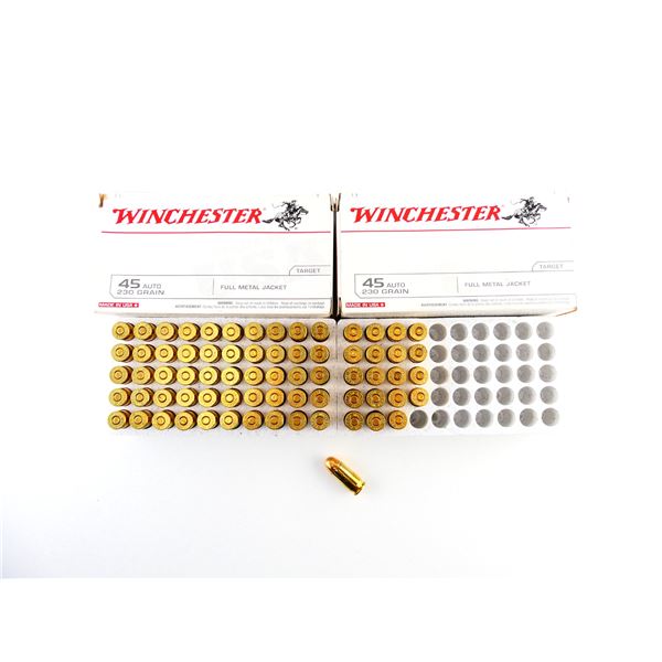 WINCHESTER .45 AUTO AMMO LOT
