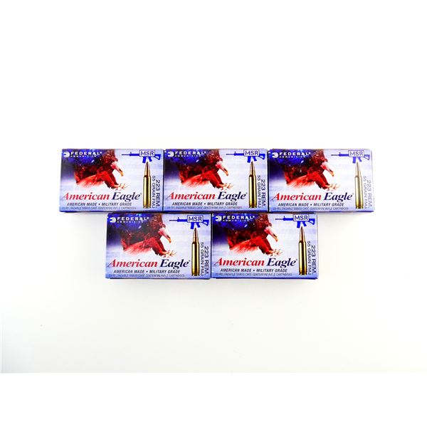 FEDERAL AMERICAN EAGLE .223 REM AMMO LOT