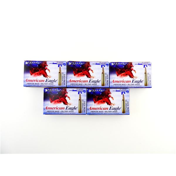 FEDERAL AMERICAN EAGLE .223 REM AMMO LOT