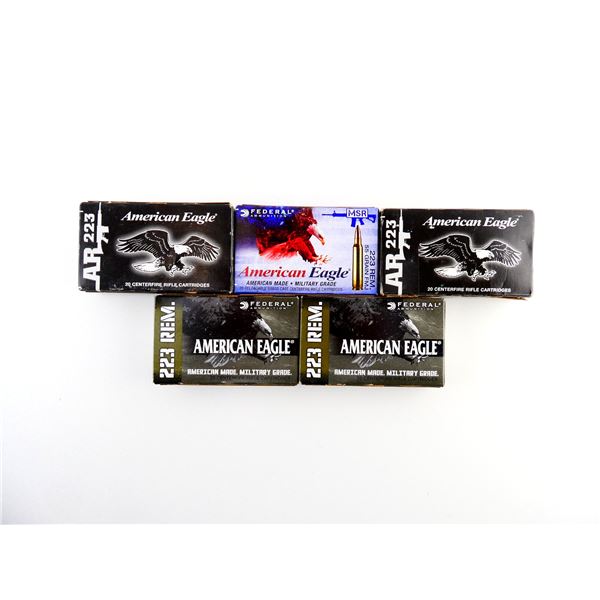 FEDERAL AMERICAN EAGLE .223 REM AMMO LOT