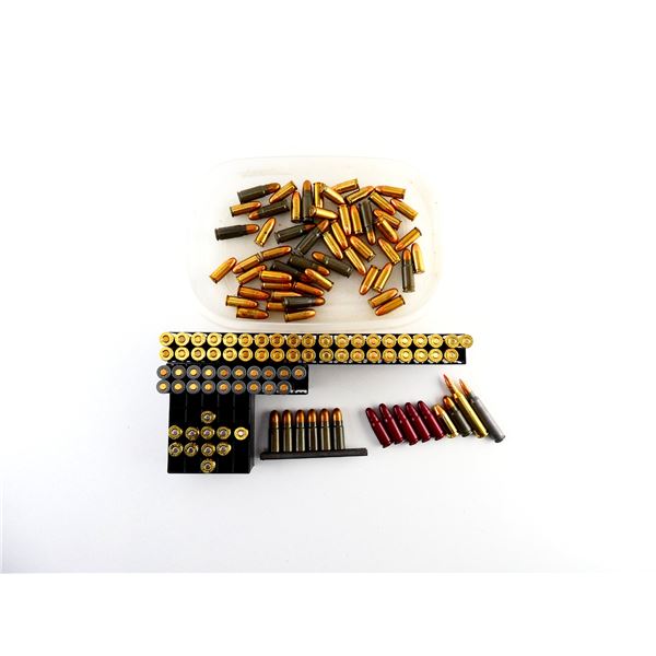 ASSORTED AMMO AND SNAP CAPS LOT