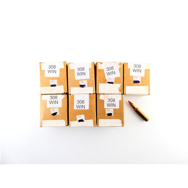 UNKNOWN MILITARY 7.62 NATO (.308 WIN) AMMO LOT