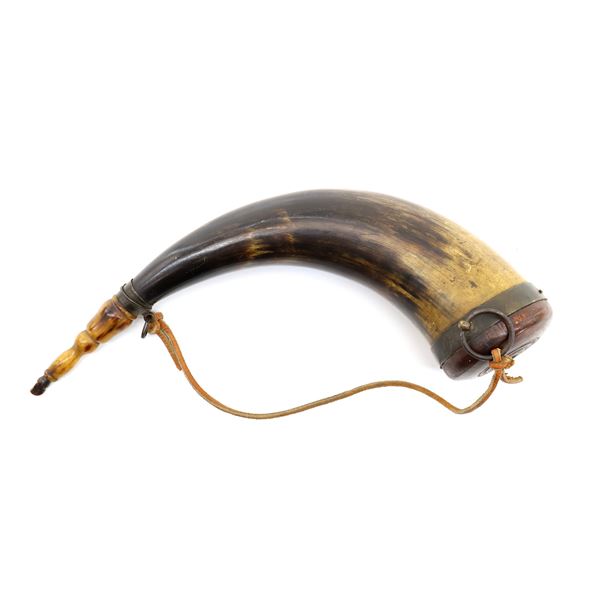 BLACK POWDER HORN
