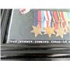 Image 3 : FRAMED WWII CANADIAN BOMBER COMMAND 8 MEDAL GROUP WITH MEMORIAL PLAQUE LOT