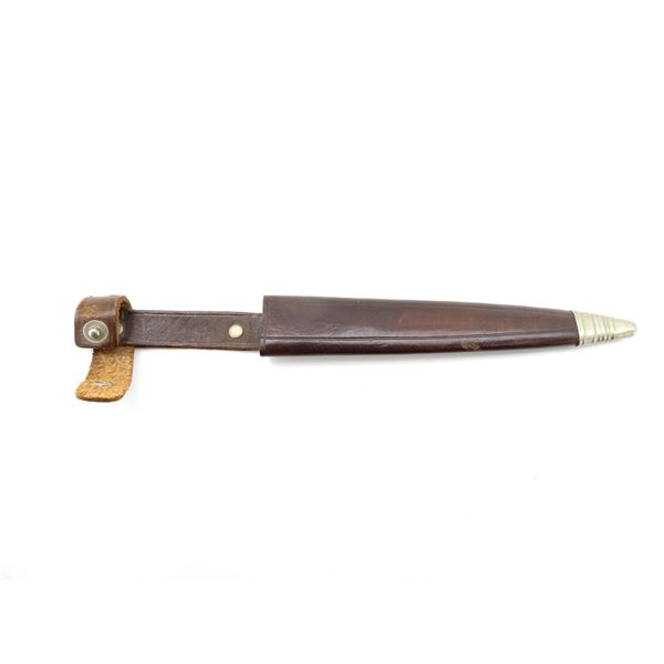 GERMAN LEATHER SCABBARD