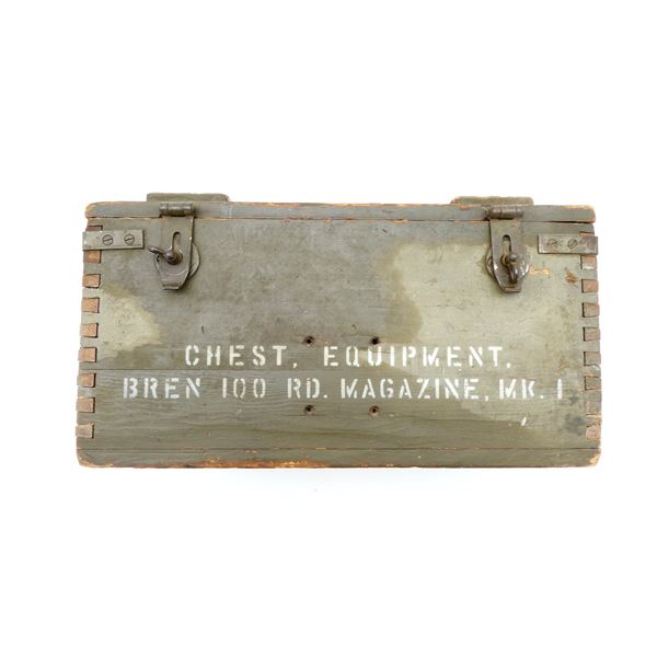 WWII CANADIAN MILITARY BREN .303 BR MK.I LMG MAG BOX