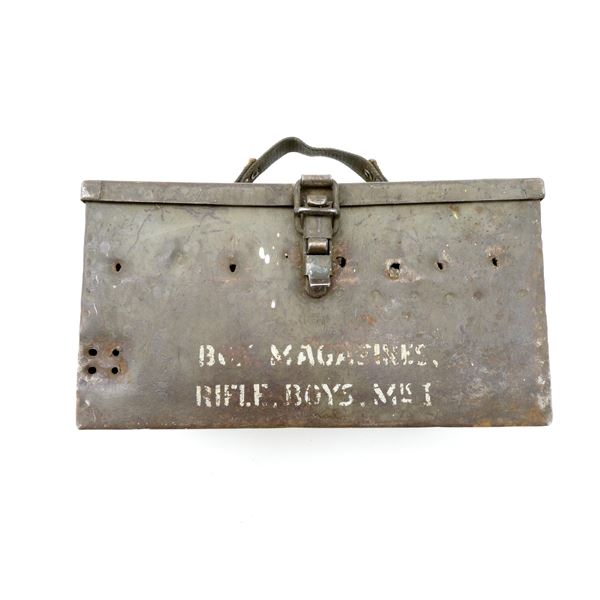 WWII ERA CANADIAN BOYES ANTI TANK MAG BOX
