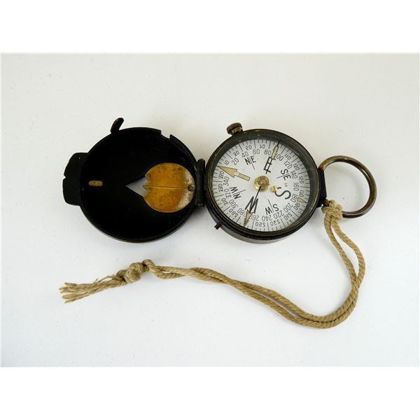 WWI U.S. MILITARY ENGINEER CORPS BRASS COMPASS