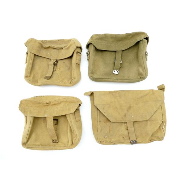 WWII CANADIAN MILITARY SATCHELS LOT