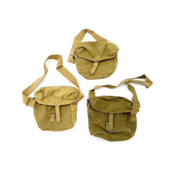 WWII CANADIAN MILITARY SATCHELS LOT