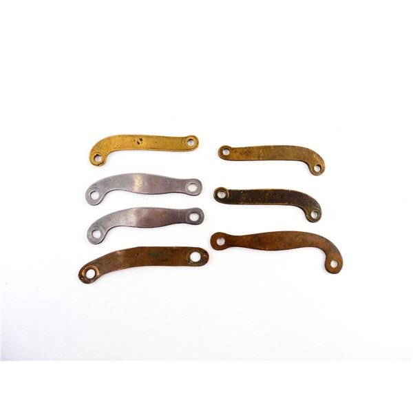 ASSORTED UNKNOWN MUZZLE LOADER SIDE PLATE / ETC. LOT