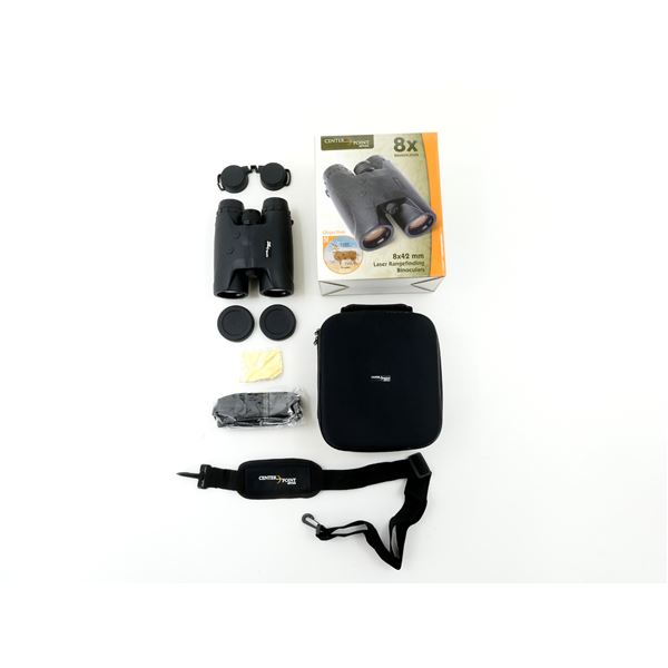 CENTER POINT OPTICS 8X42MM LASER RANGE FINDING BINOCULARS