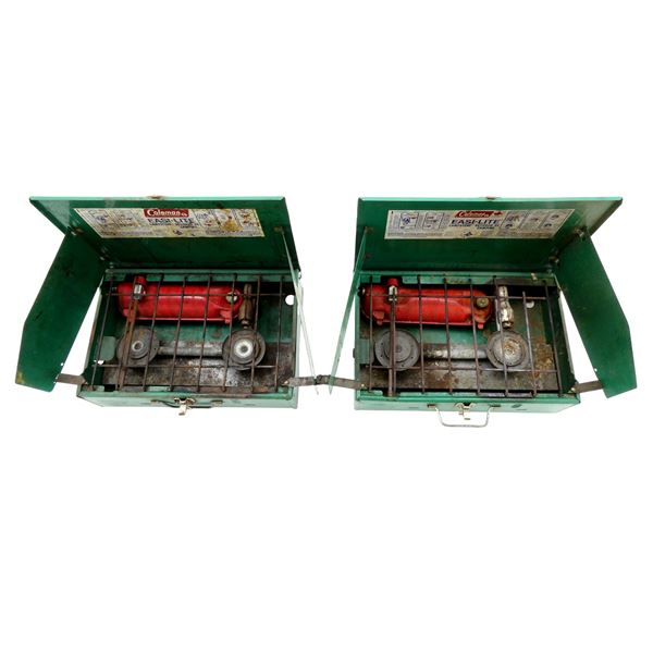 COLEMAN MODEL 431 DOUBLE BURNER CAMP STOVE LOT