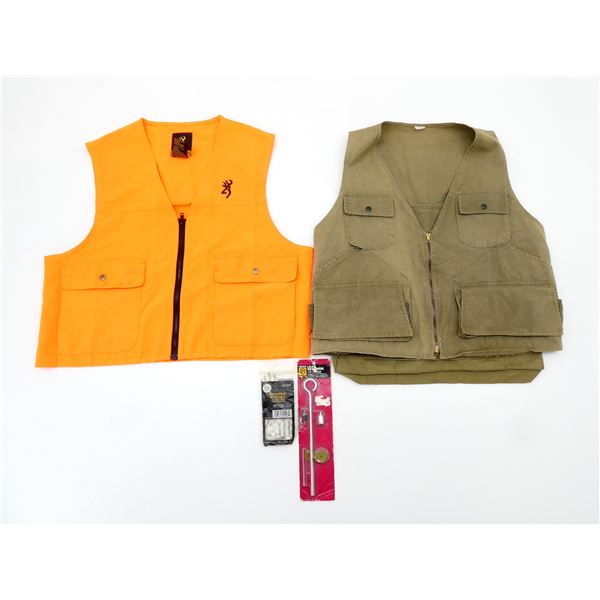 ASSORTED HUNTING/SHOOTING VEST, ETC. LOT