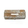 Image 4 : ANTIQUE METAL TACKLE BOX WITH FISHING VEST LOT