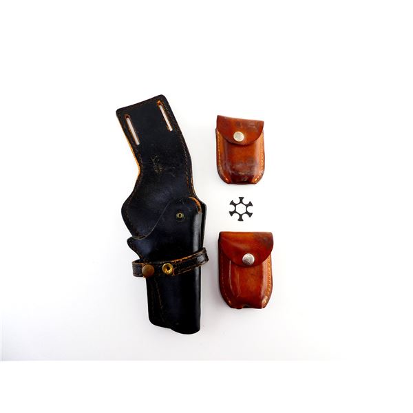 UNKNOWN REVOLVER HOLSTER / KNIFE SHEATH / ETC. LOT