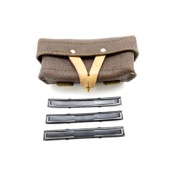 COMBLOC SKS AMMO POUCH AND STRIPPER CLIPS LOT