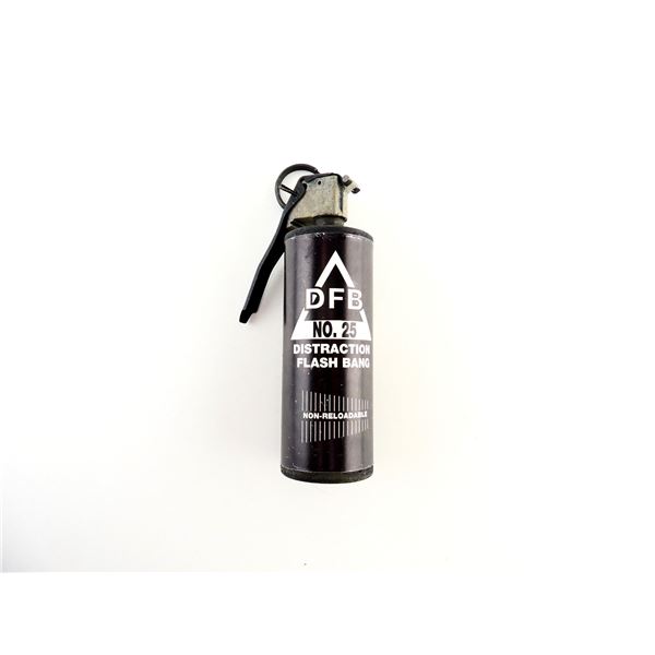 U.S. MILITARY NO. 25 DISTRACTION FLASH BANG GRENADE INERT