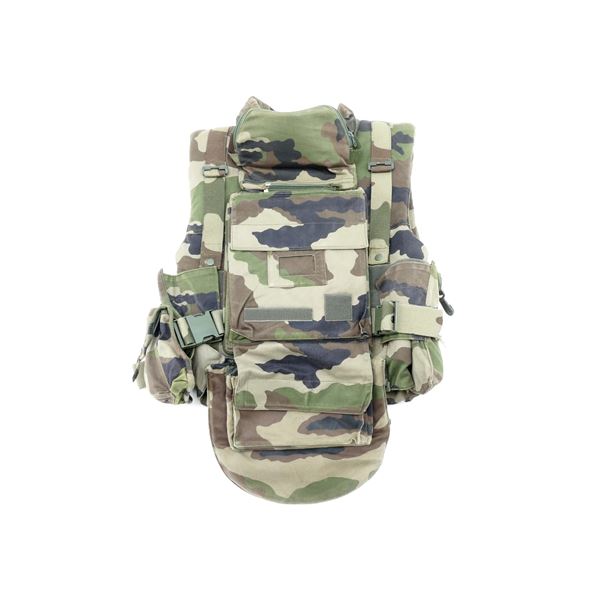 FRENCH MILITARY CAMO BODY ARMOUR AND FRAGMENTATION VEST
