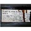 Image 5 : WWII CANADIAN / BRITISH 40MM BOFORS METAL AMMO CRATE WITH BRASS CASINGS AND TUBES LOT