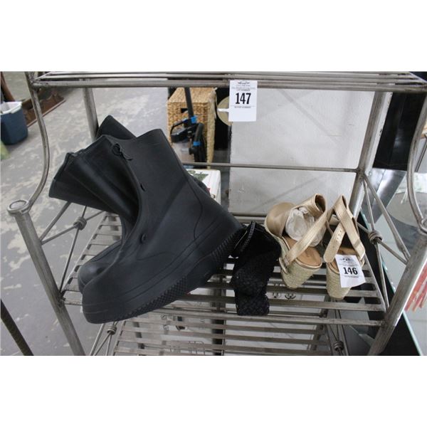 Ladie's Heels, Belts, Rubber Boots