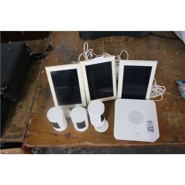 Ring Camera System w/Solar Panels
