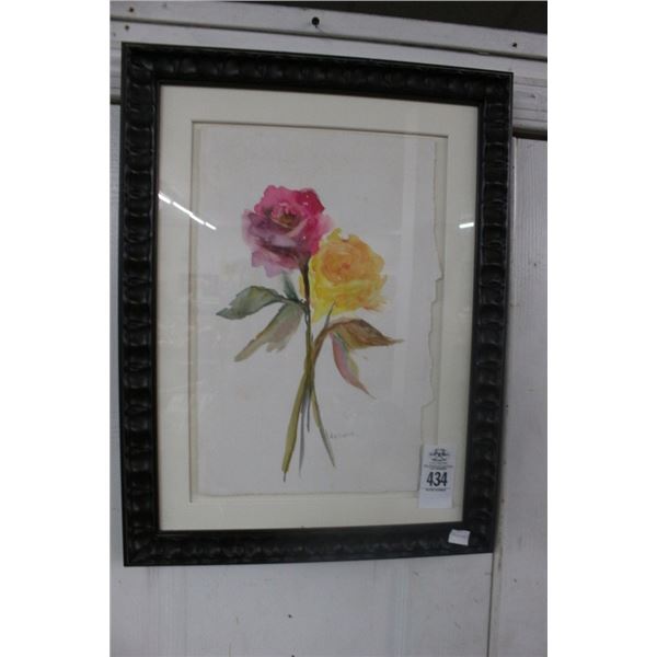 Shadowbox Framed Artist Signed - 15"  X  20"