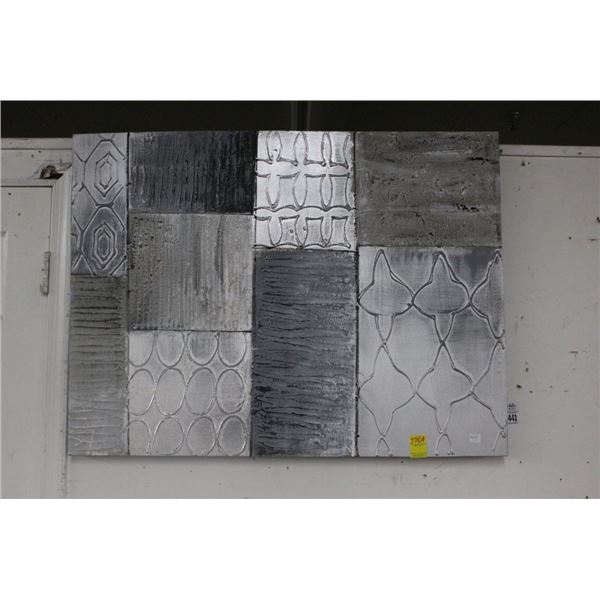 Contemporary Unframed Wall Art - 30"  X  36"