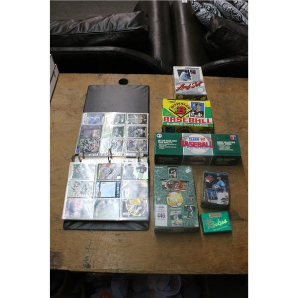 Asst. Sports Trading Cards w/Album