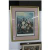 Image 1 : Framed Floral Wall Artist Signed - 24"  X  30"