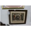Image 1 : Framed Figural Wall La Proges - 18"  X  20"